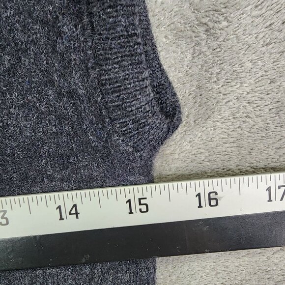 Girls Pendleton Wool Sweater Vest Charcoal Gray & Purple Crew Neck Size L - Picture 5 of 7